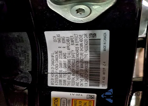 2024 Honda Civic Sport from USA, damaged, VIN 2HGFE2F59RH563505